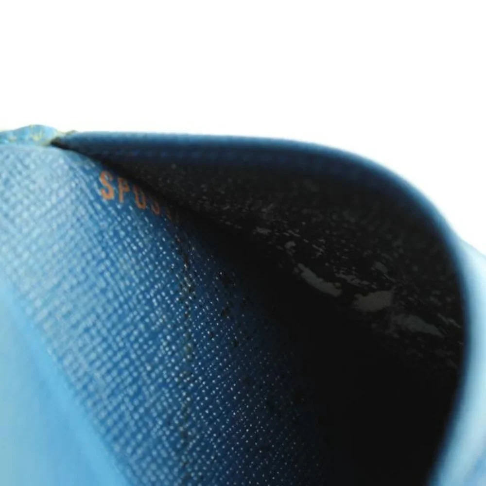 Louis Vuitton Blue Epi Leather Elise Compact